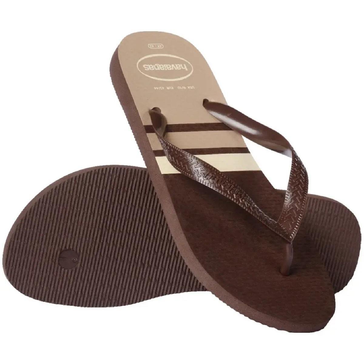 Chinelo Havaianas Masculino Color Essential Marrom Marrom 4