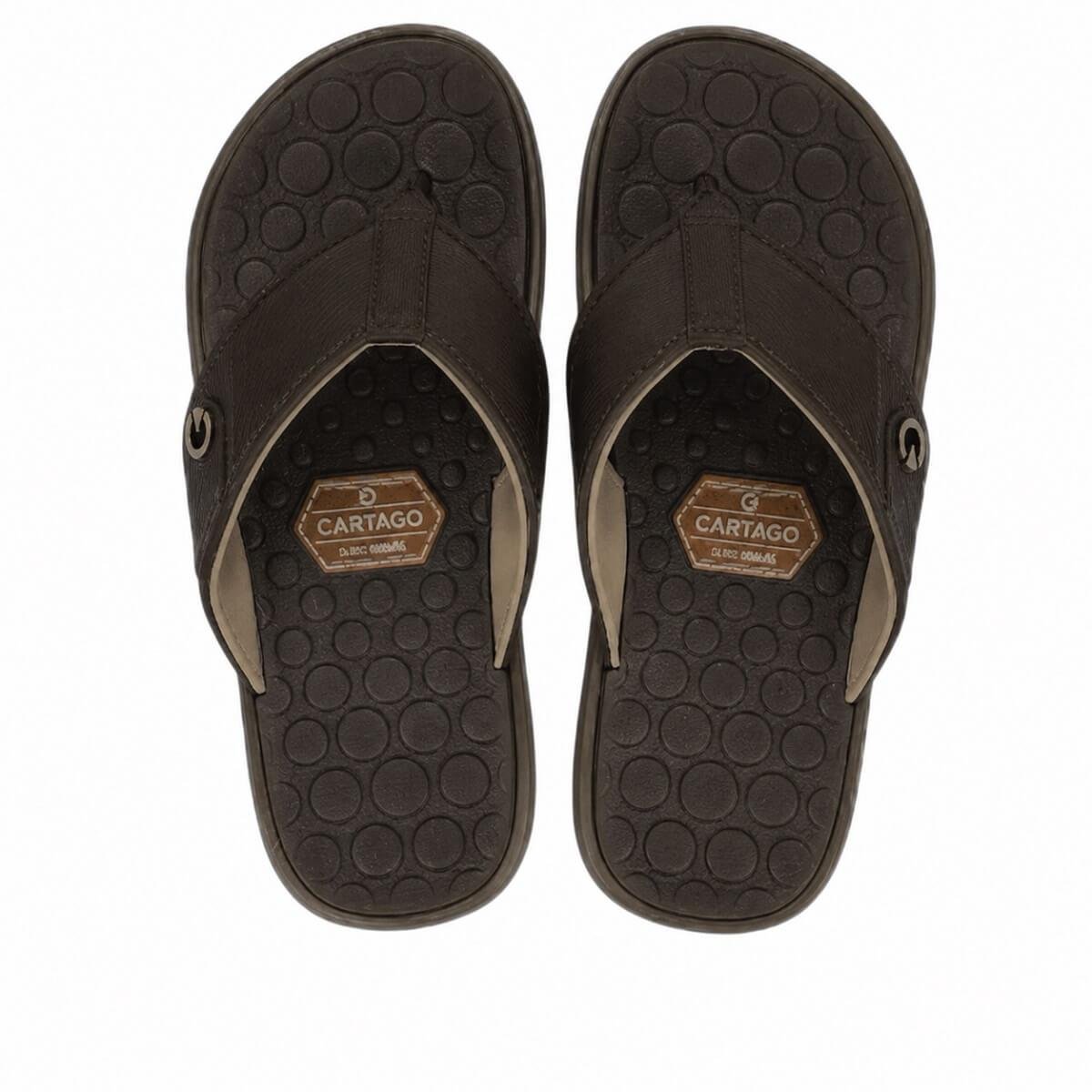Chinelo Masculino Cartago Veneto 12618 Marrom
