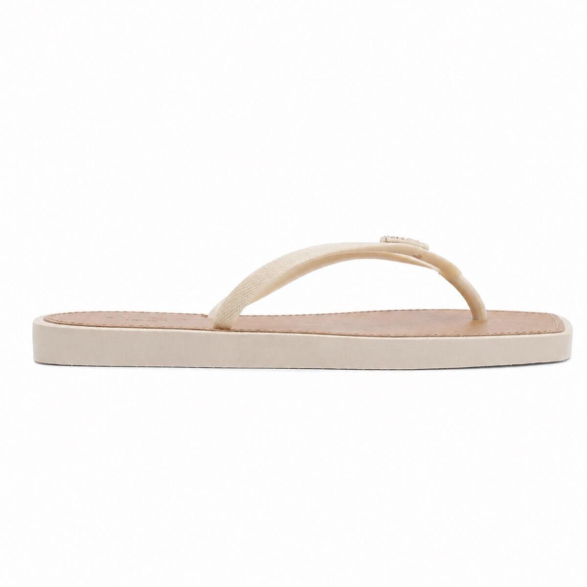 Chinelo Feminino Brizza Z19027 Branco Branco 2
