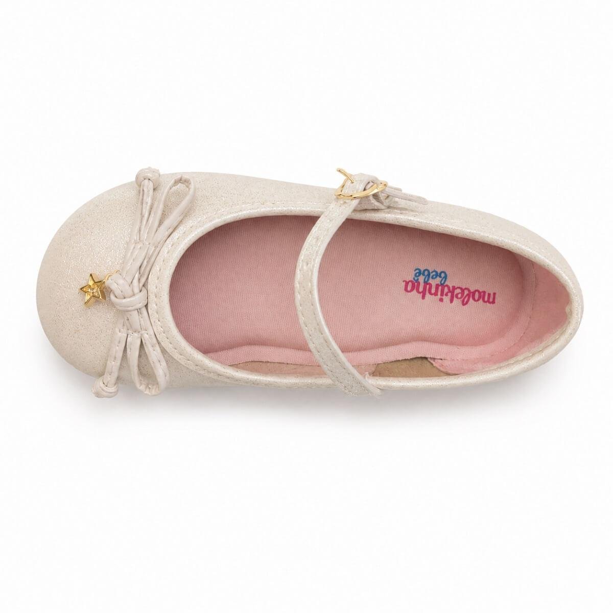 Sapatilha Infantil Menina Molekinha 2106.1065 Branca Branco 3