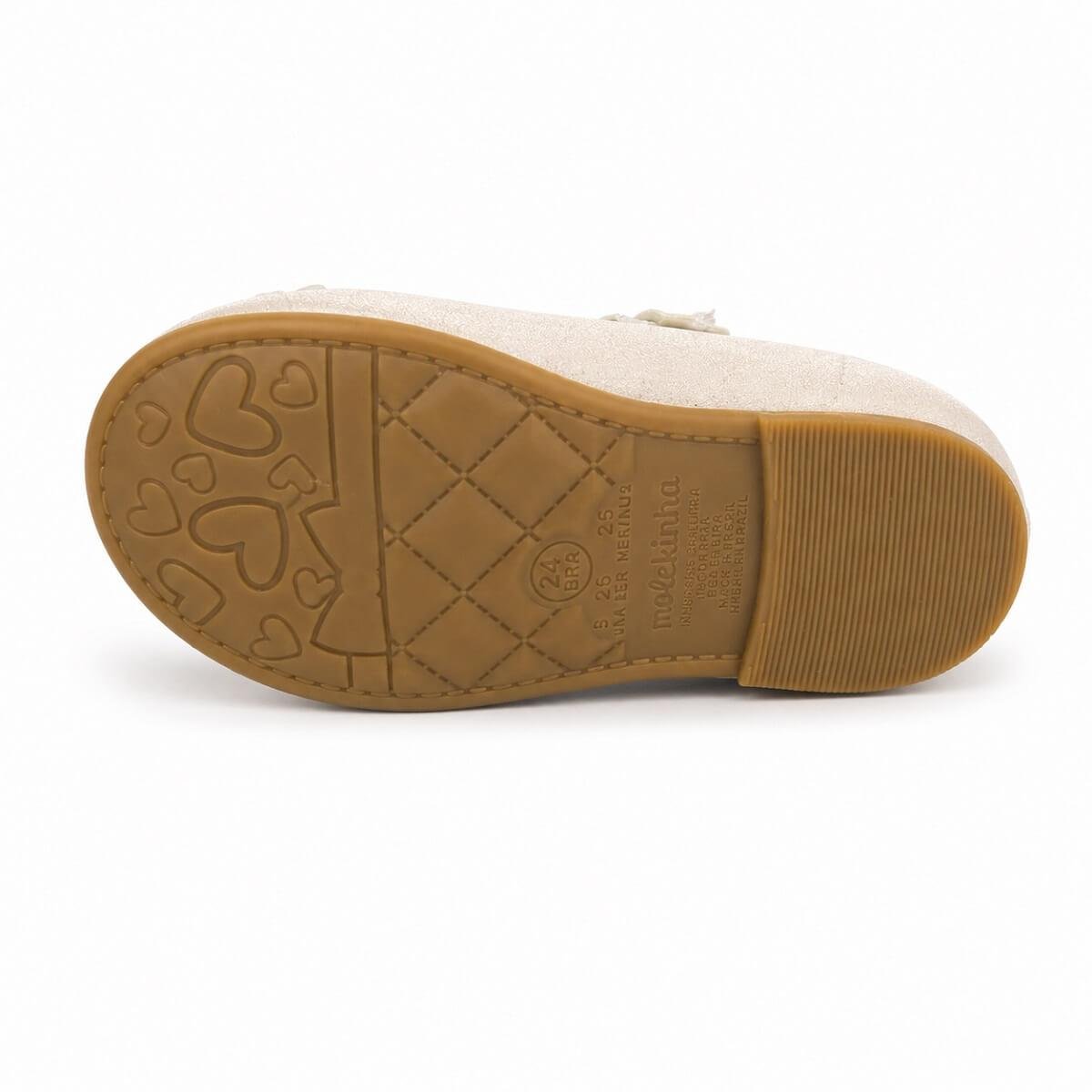 Sapatilha Infantil Menina Molekinha 2106.1065 Branca Branco 4
