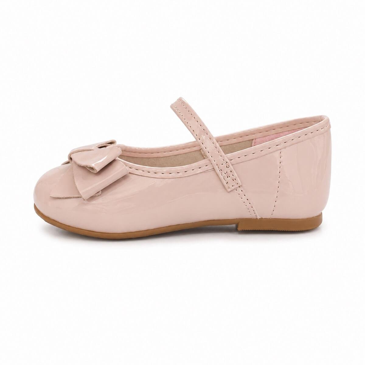 Sapatilha Metalizada Infantil Menina Molekinha 2106.1043 Rosa Rosa 2