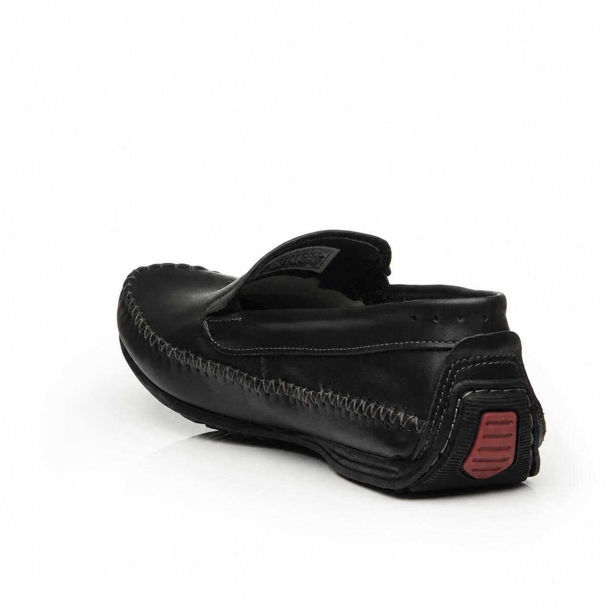 Mocassim Couro Masculino Pegada 140771 Preto Preto 3