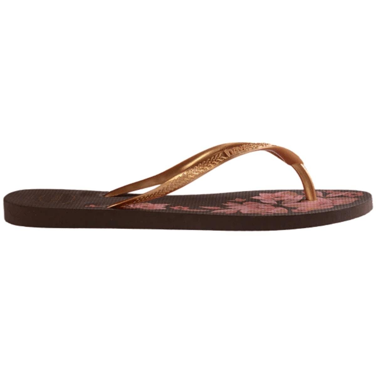 Chinelo Feminino Havaianas Slim Organic Marrom Marrom 2