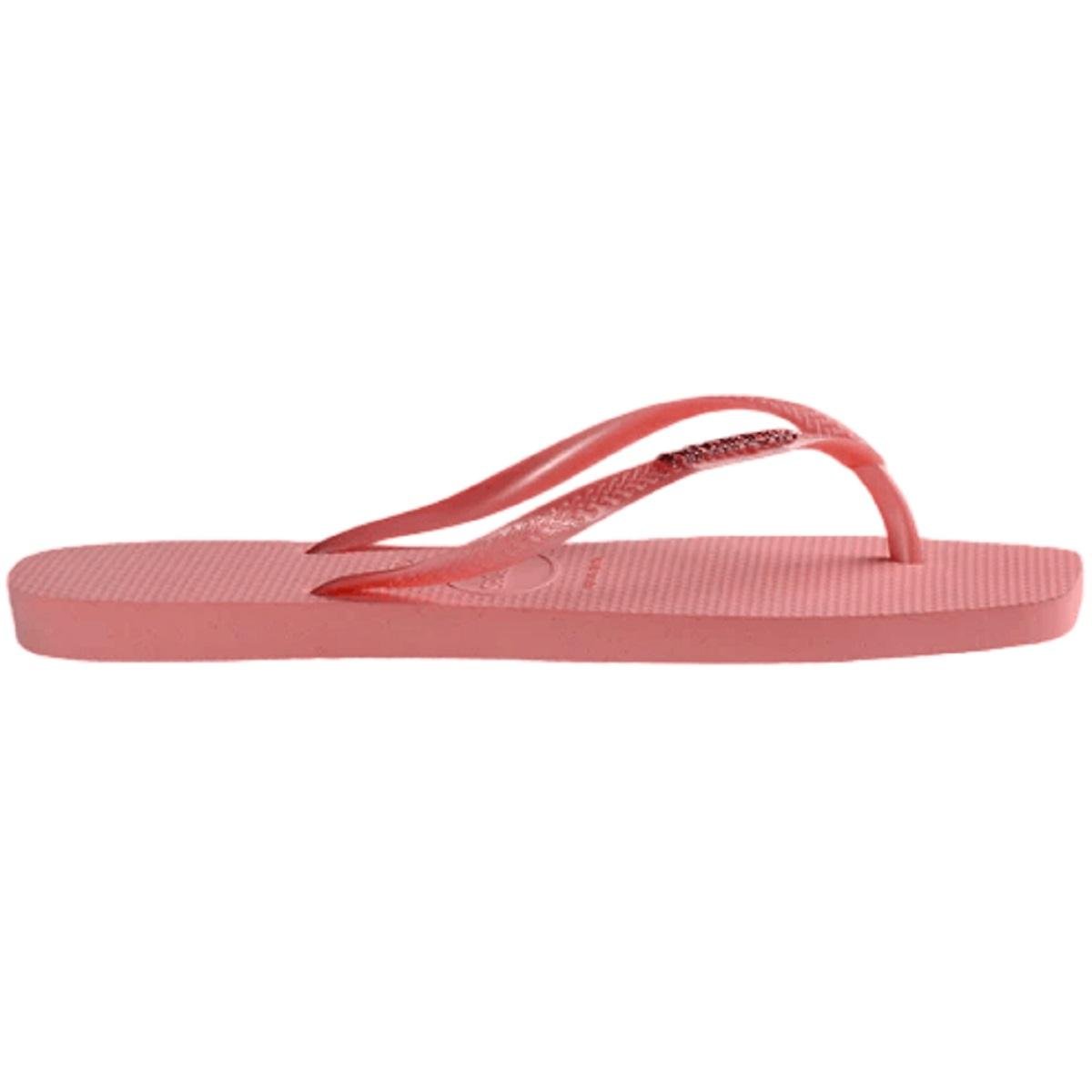 Chinelo Havaianas Feminino Slim Square Rosa Rosa 2