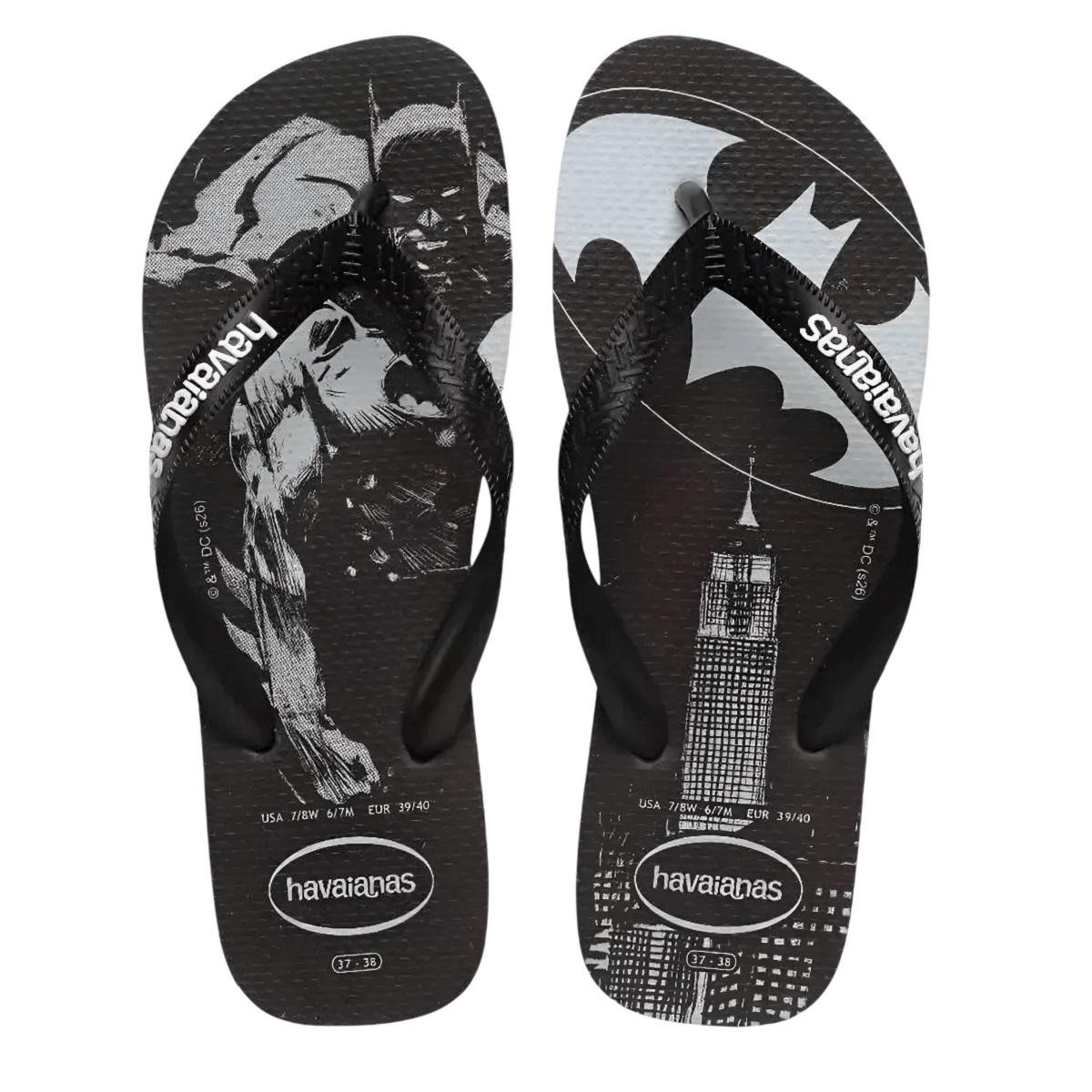Chinelo Masculino Havaianas Top Warner Preto
