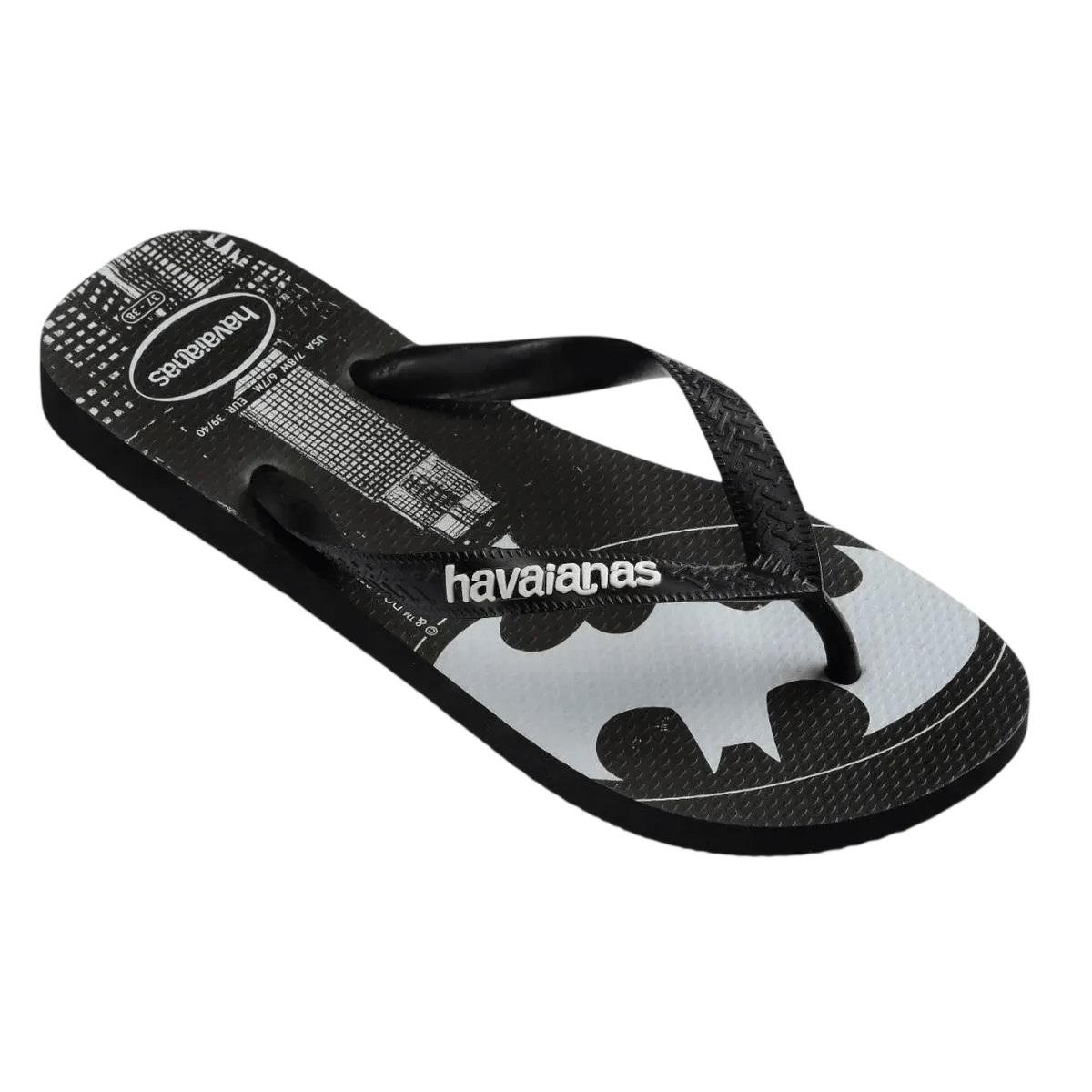 Chinelo Masculino Havaianas Top Warner Preto Preto 2