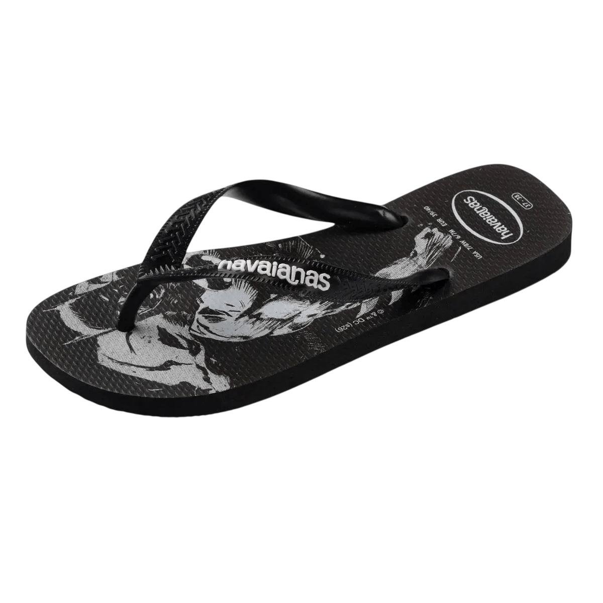 Chinelo Masculino Havaianas Top Warner Preto Preto 3