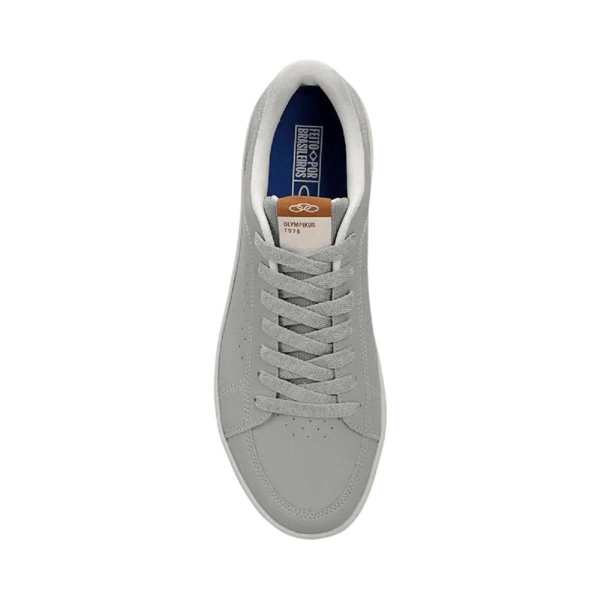 Tênis Casual Masculino Olympikus Eros 2 Cinza Cinza 4