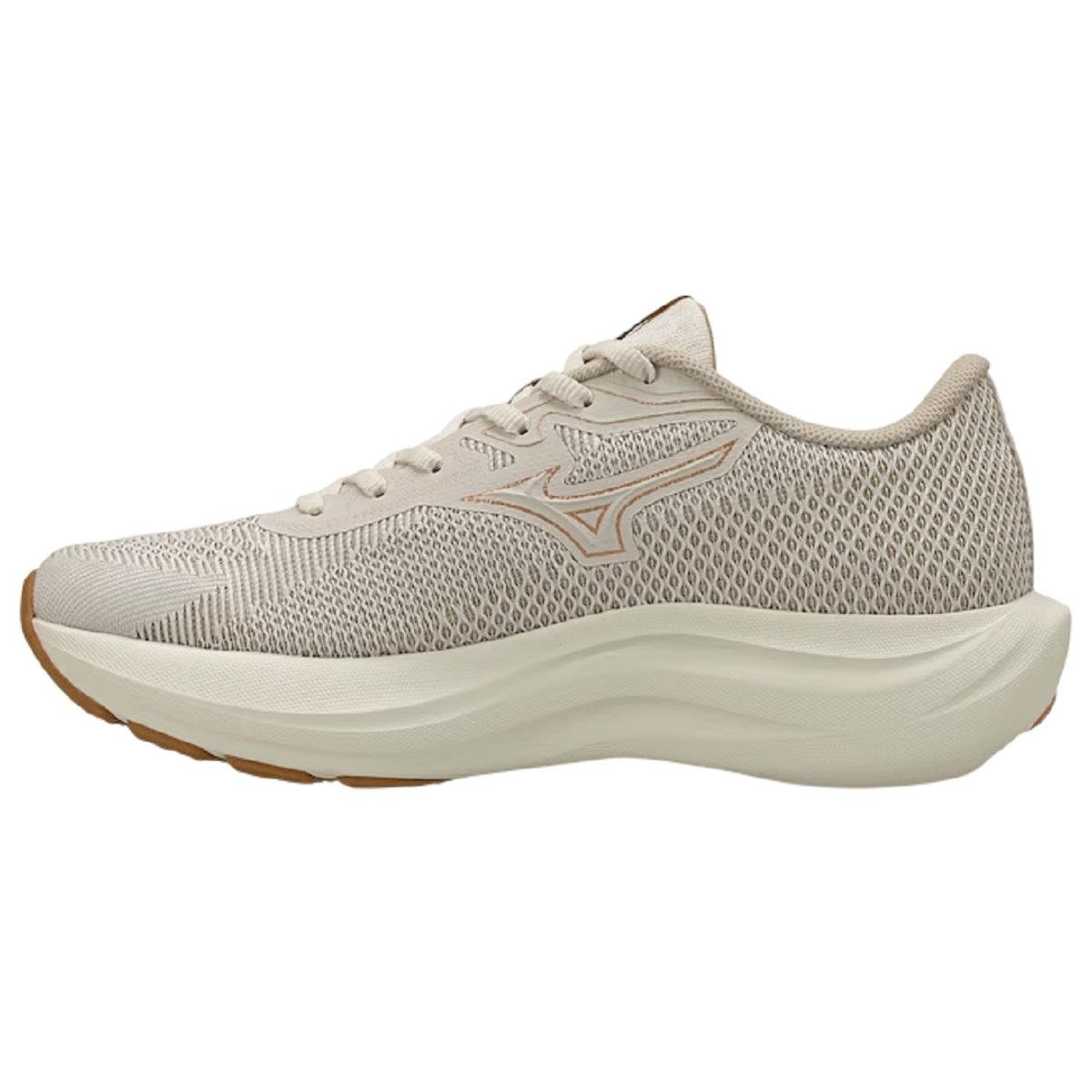 Tênis Esportivo Feminino Corrida Mizuno Virtue 2 Bege Bege 2