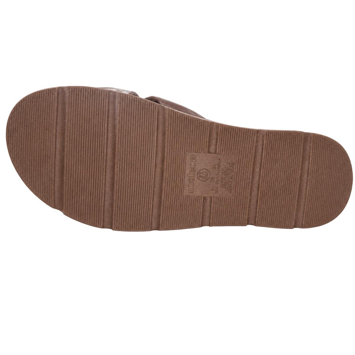 Tamanco Papete Laço Feminino Moleca 5490.232 Marrom Marrom 4