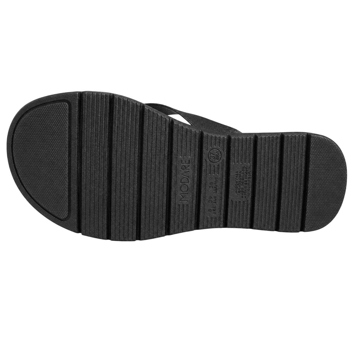 Rasteira Feminina Modare Ultraconforto 7162.331 Preto Preto 4
