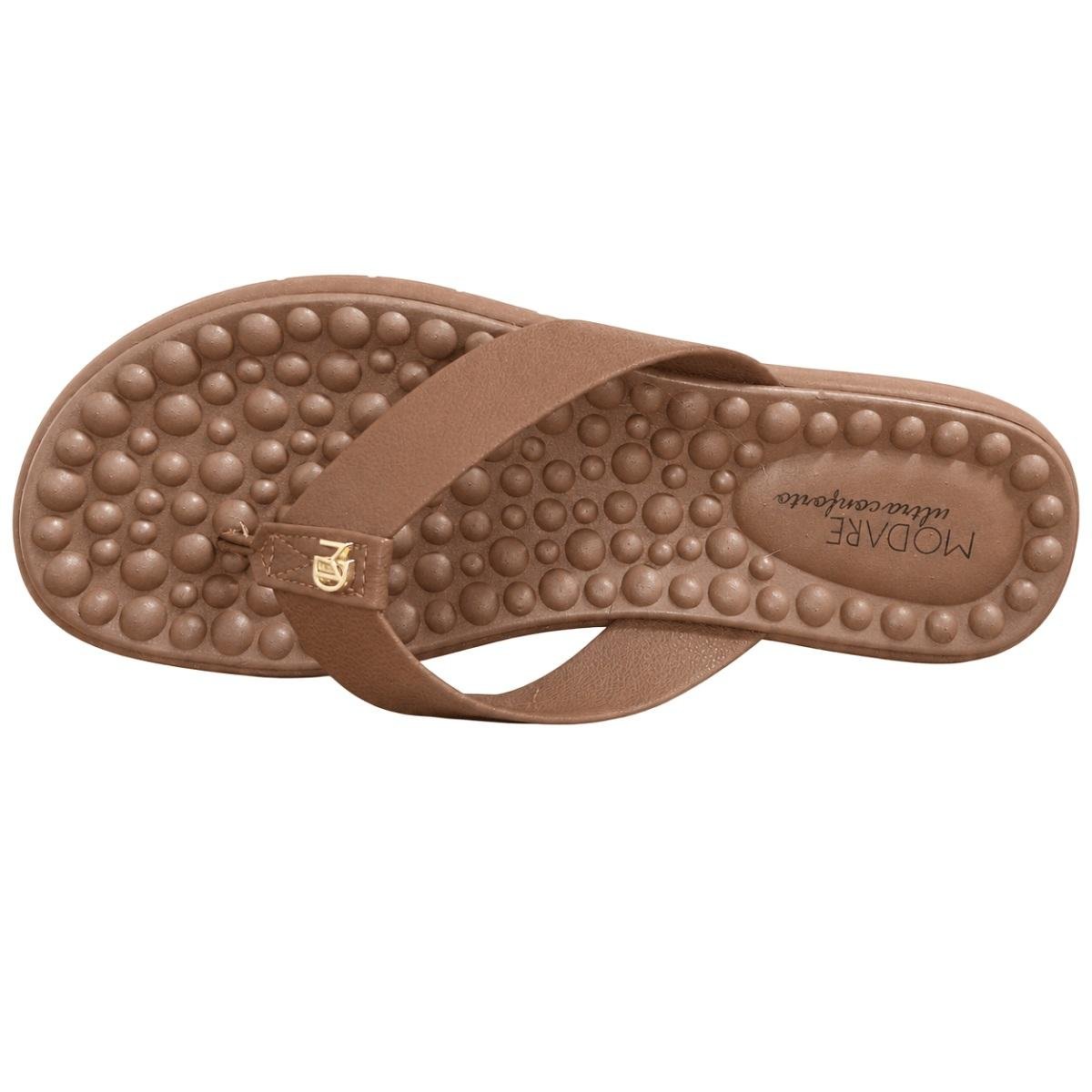 Rasteira Feminina Modare Ultraconforto 7162.331 Marrom Marrom 3