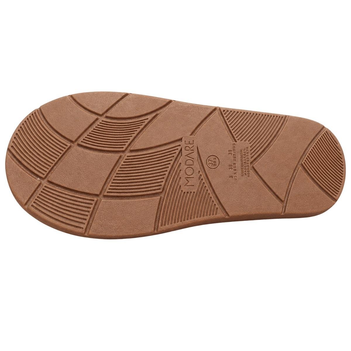 Tamanco Papete Feminina Modare Ultraconforto 7208.110 Marrom Marrom 4