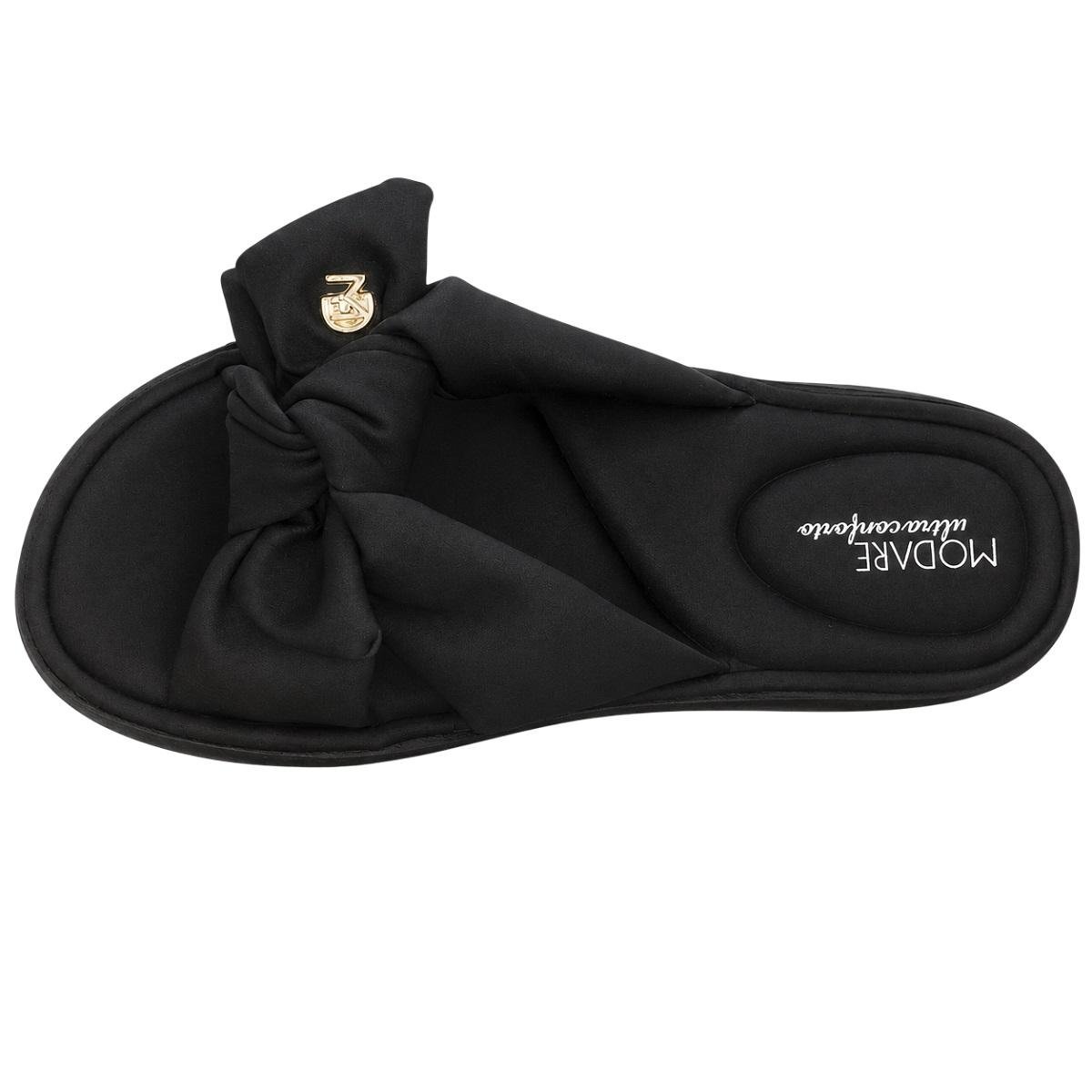 Tamanco Papete Feminina Modare Ultraconforto 7208.101 Preto Preto 3