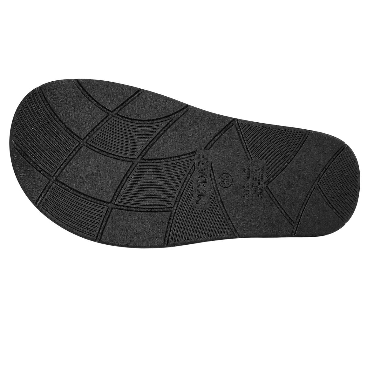 Tamanco Papete Feminina Modare Ultraconforto 7208.101 Preto Preto 4