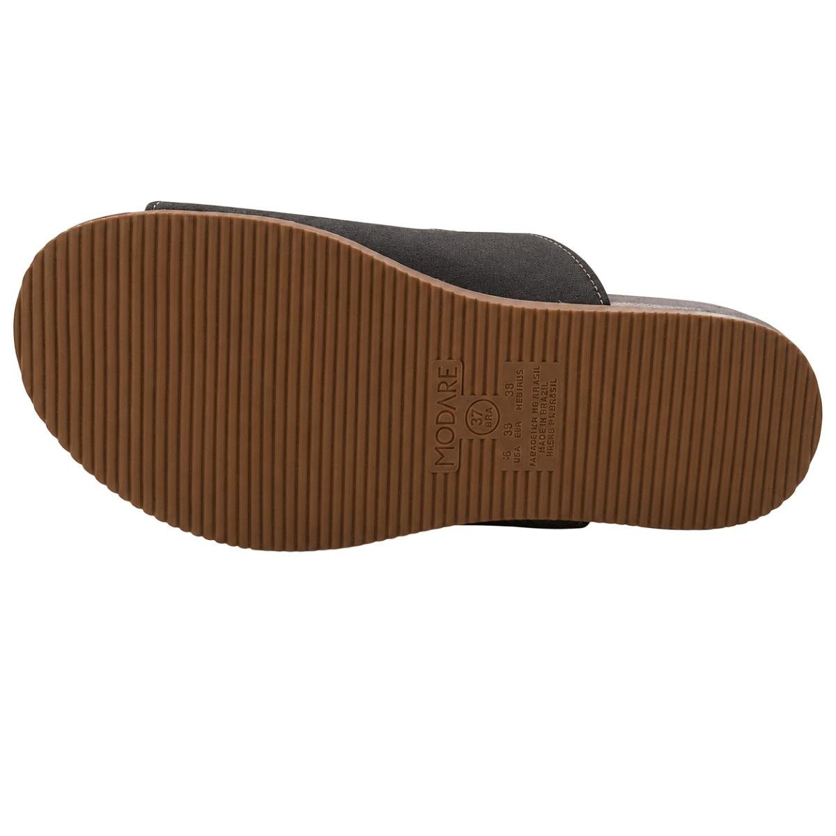 Tamanco Papete Feminina Modare Ultraconforto 7230.103 Marrom Marrom 4