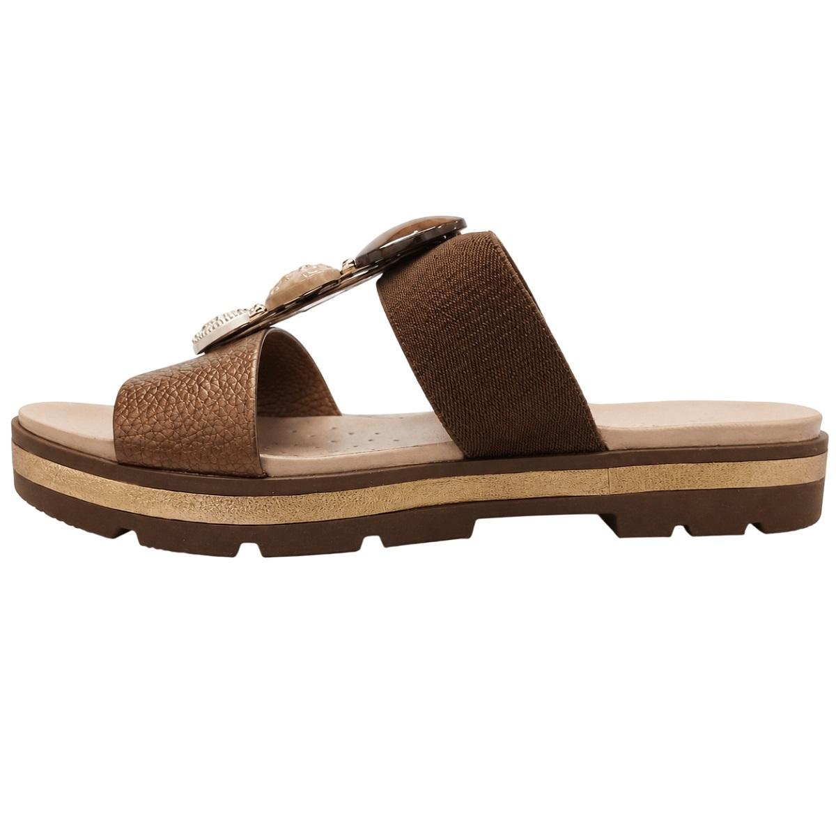 Tamanco Papete Feminina Modare Ultraconforto 7132.138 Marrom Marrom 2