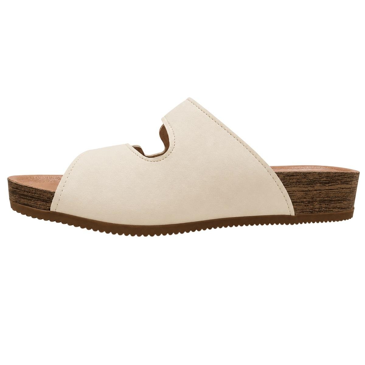 Tamanco Feminino Modare Ultraconforto 7230.100 Creme Branco 2