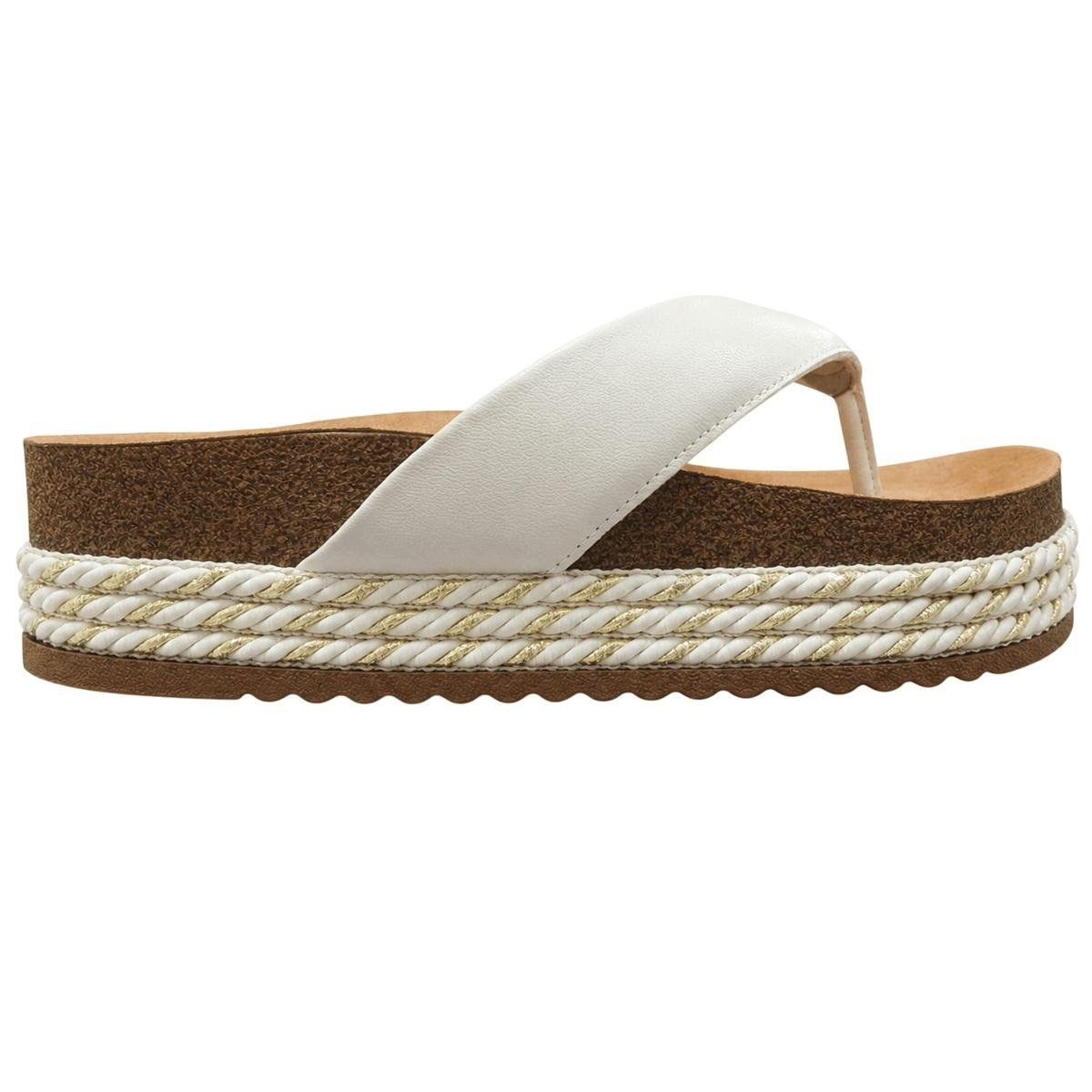 Tamanco Papete Feminino Beira Rio 8545.200 Branco