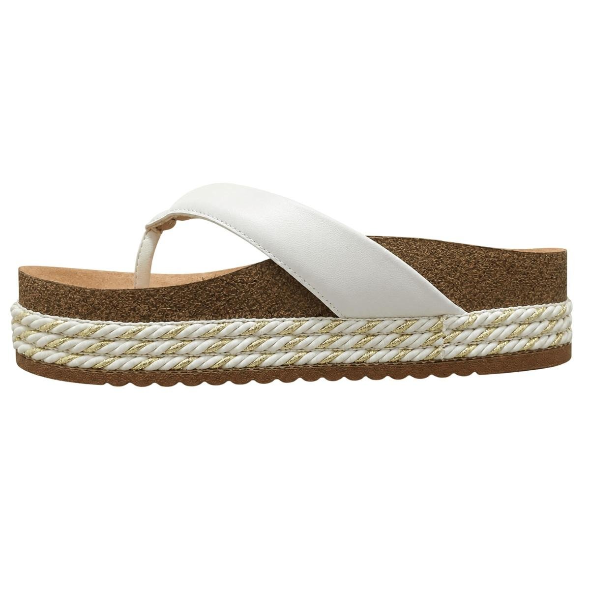 Tamanco Papete Feminino Beira Rio 8545.200 Branco Branco 2