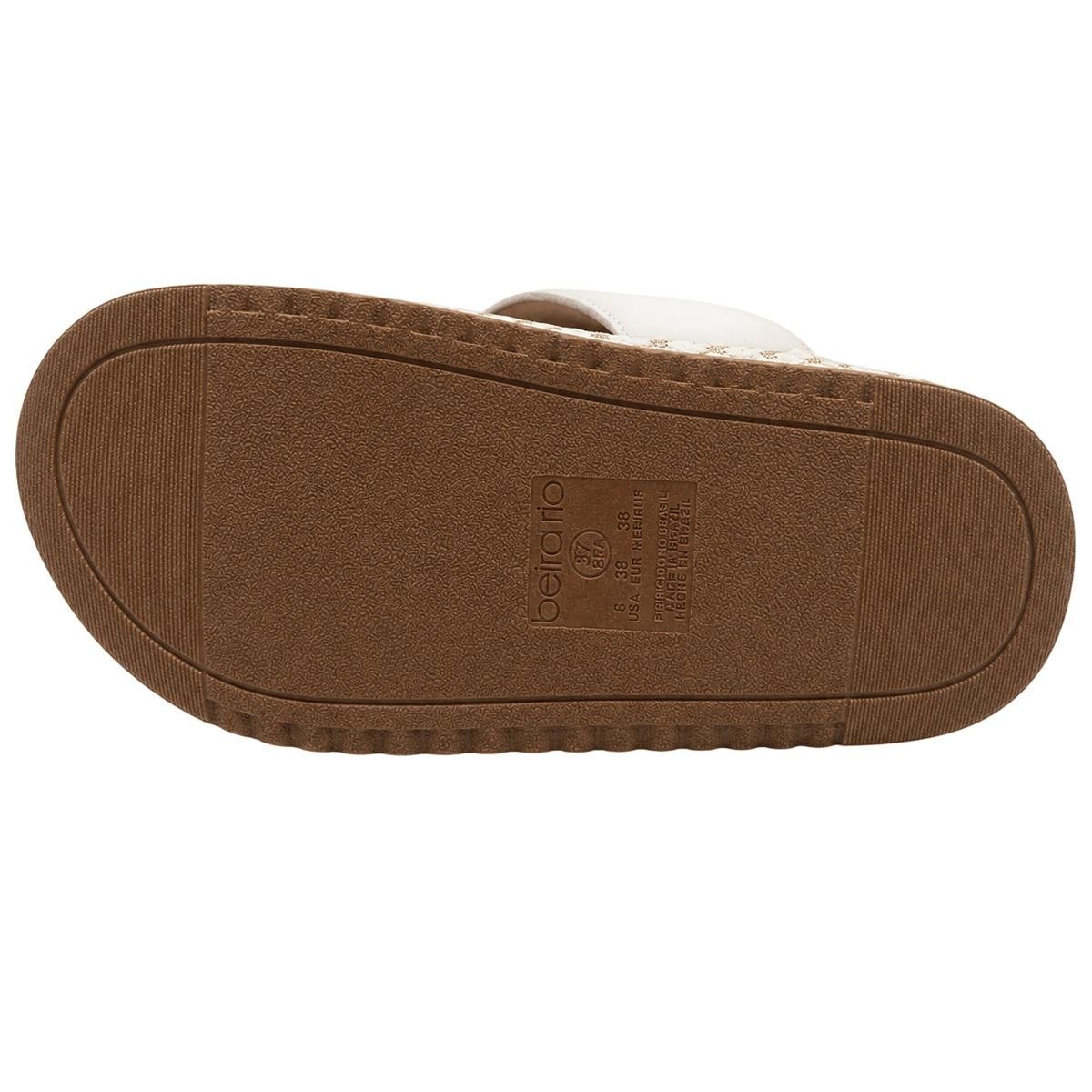 Tamanco Papete Feminino Beira Rio 8545.200 Branco Branco 4