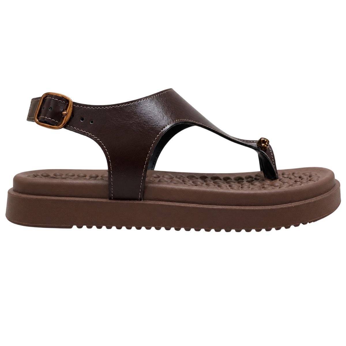 Sandalia Papete Feminina Modare Ultraconforto 7178.129 Marrom