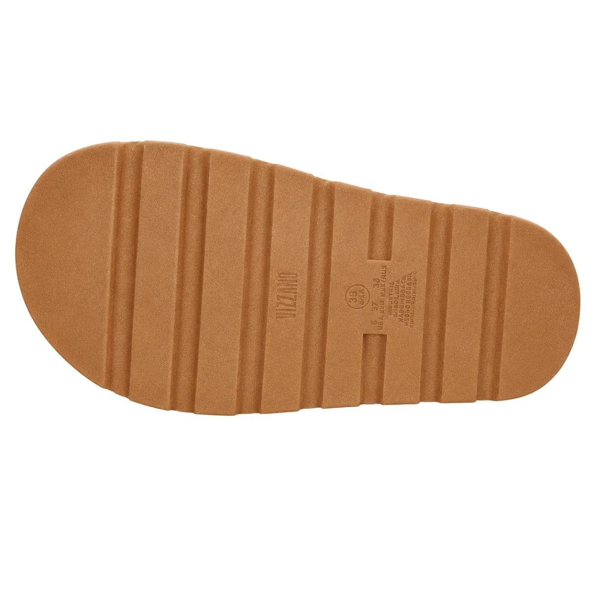 Tamanco Papete Feminino Vizzano 6510.119 Palha Palha 4