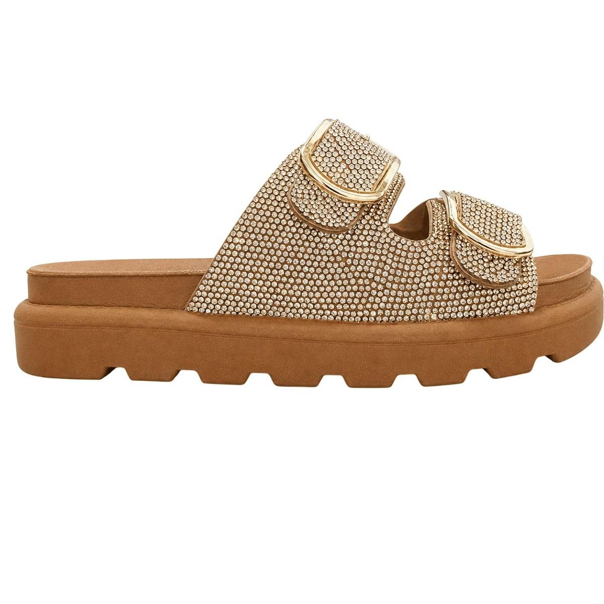 Tamanco Papete Feminino Vizzano 6510.135 Bege