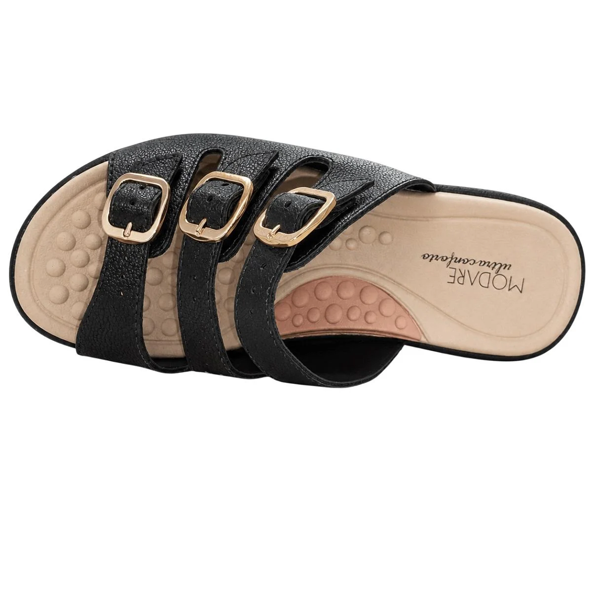 Tamanco Feminino Modare Ultraconforto 7174.122 Preto Preto 3