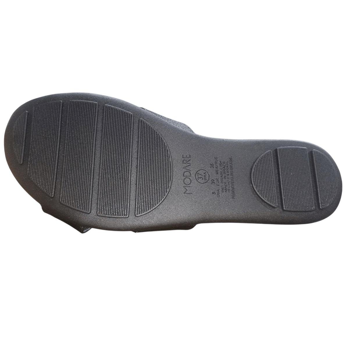 Rasteira Feminina Modare Ultraconforto 7163.105 Preta Preto 4
