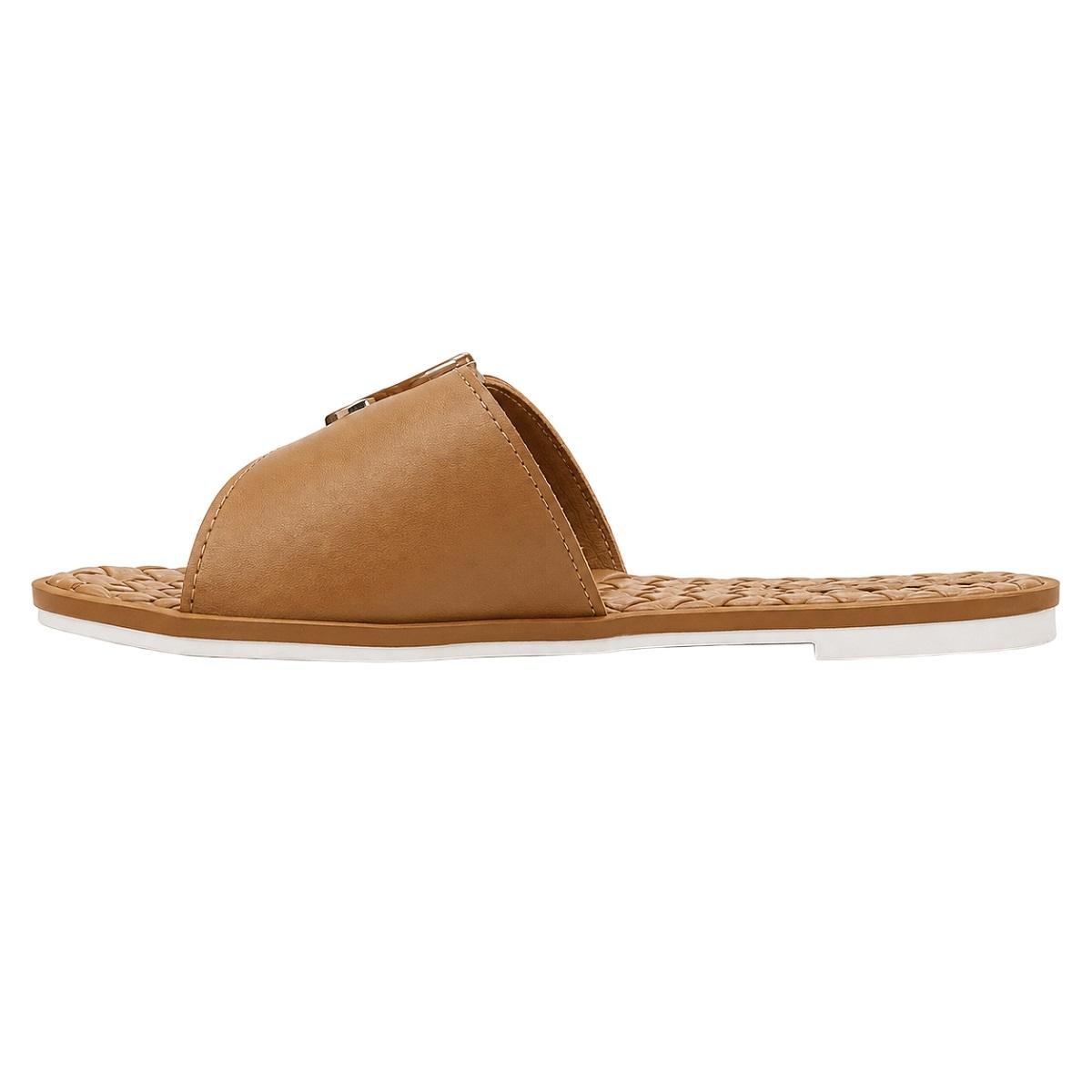 Rasteira Feminina Moleca 5297.686 Camel Marrom 2
