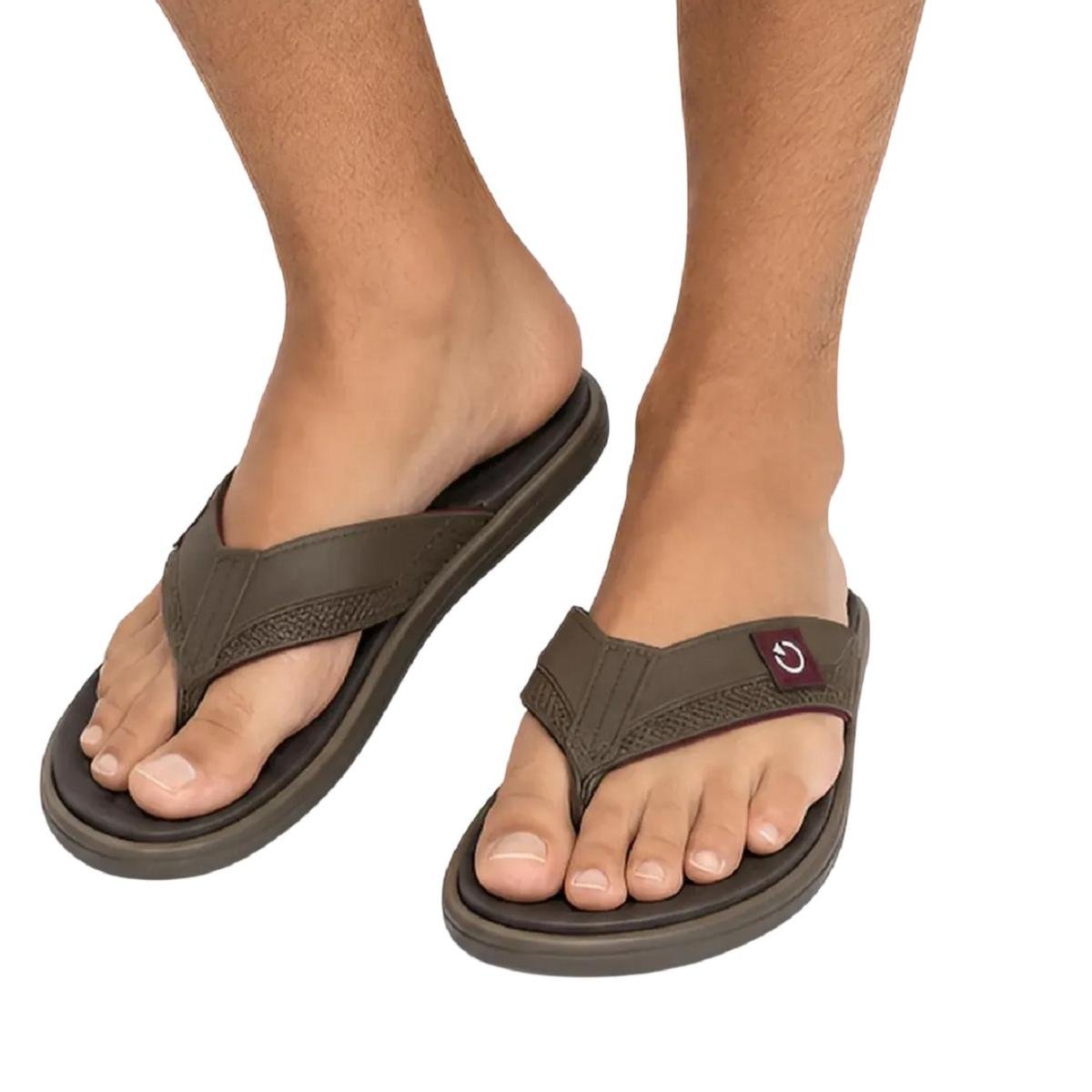 Chinelo Masculino Cartago Malta VII 12620 Marrom Marrom 4