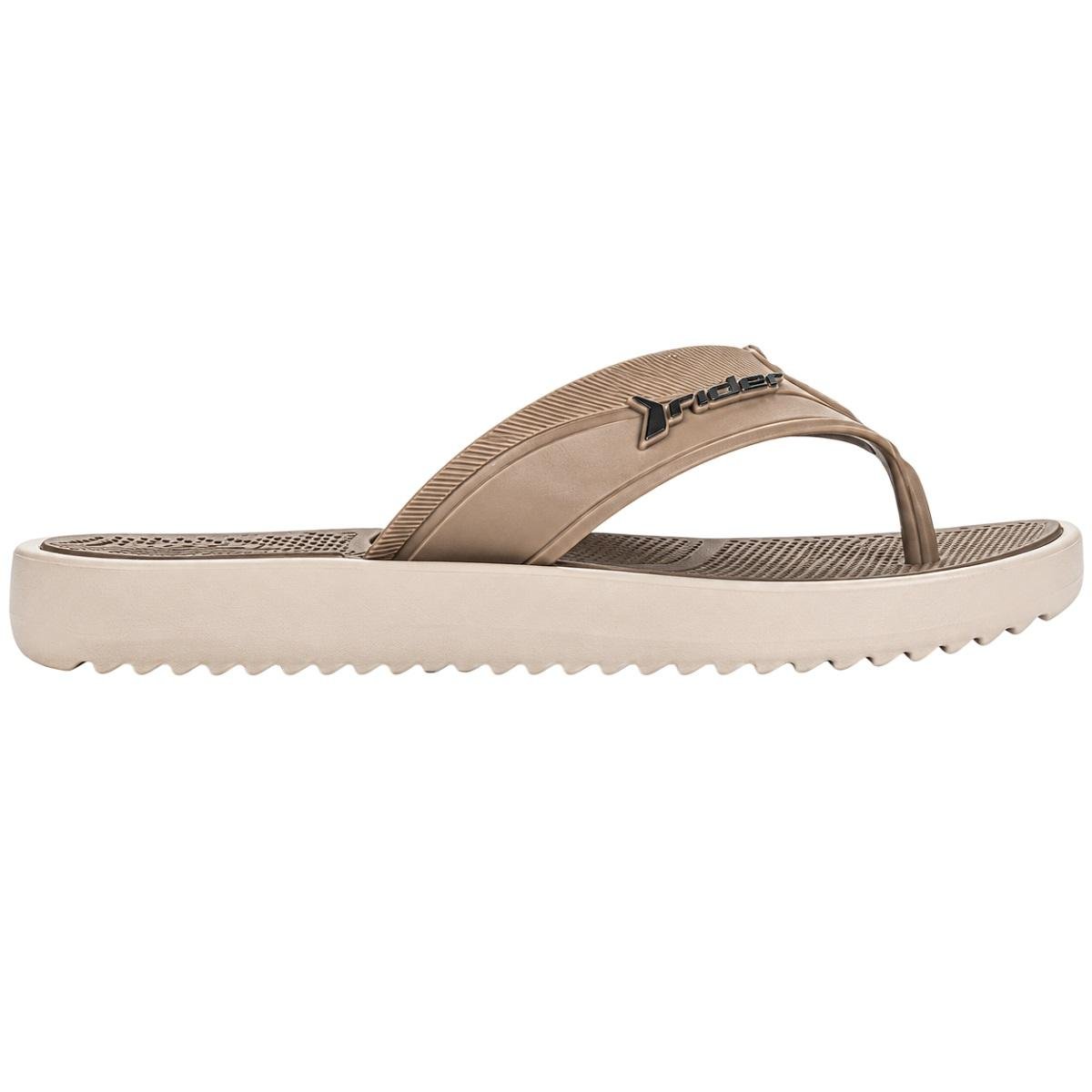 Chinelo Masculino Rider Trace Plus 12634 Bege Bege 2