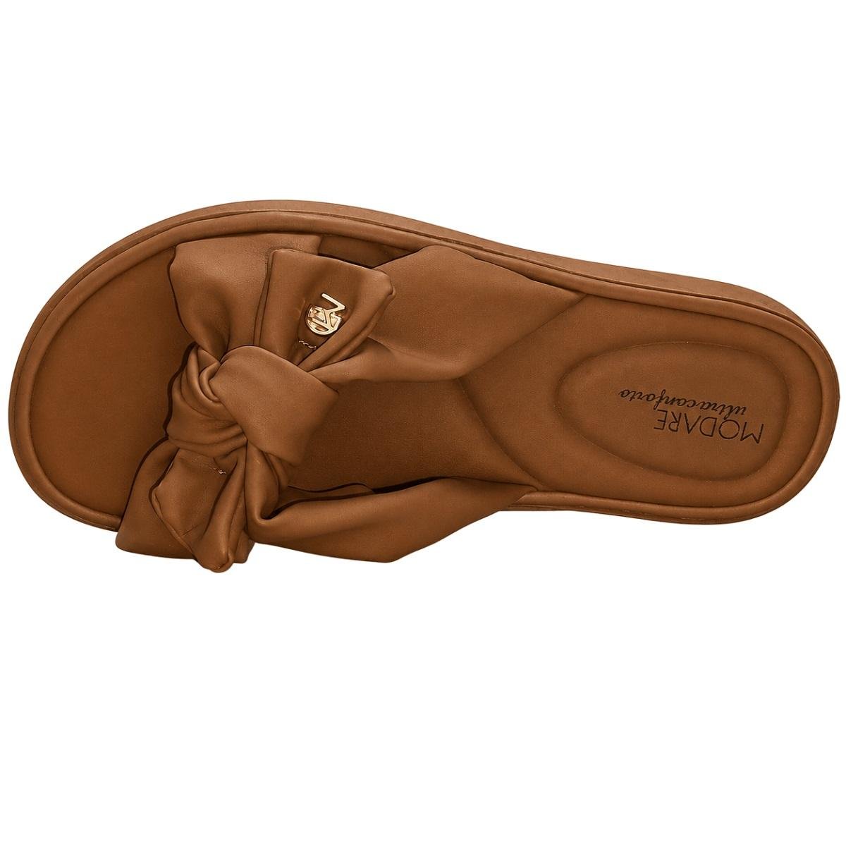 Tamanco Papete Feminino Modare Ultraconforto 7125.259 Marrom Marrom 3