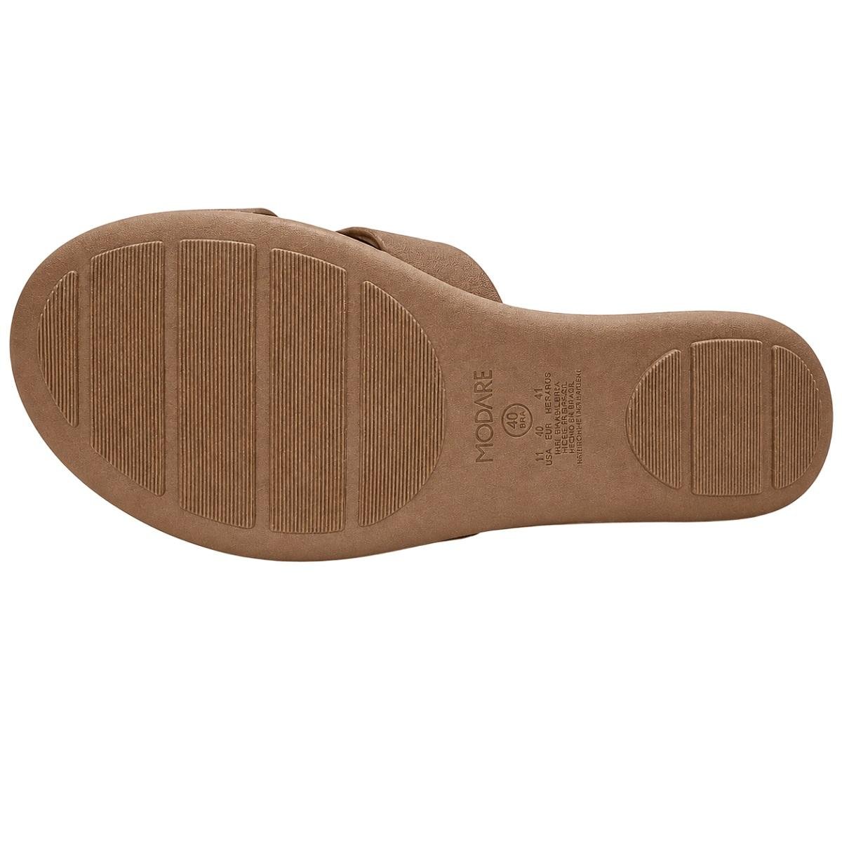 Rasteira Feminina Modare Ultraconforto 7163.105 Marrom Marrom 4