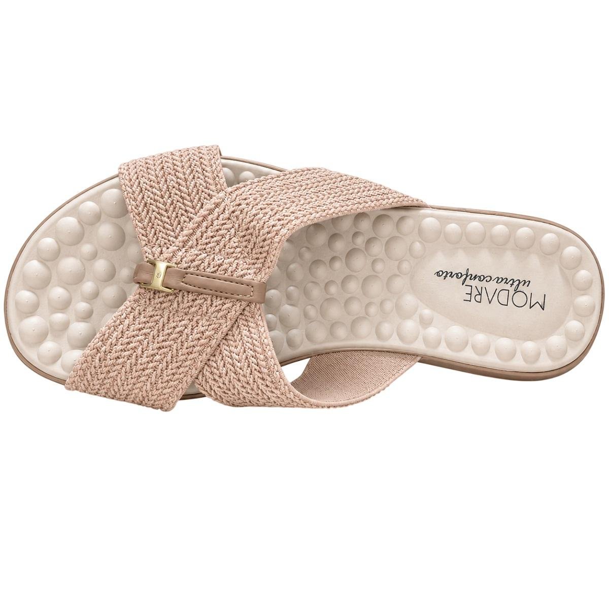 Tamanco Feminina Modare Ultraconforto 7142.101 Nude Bege 3