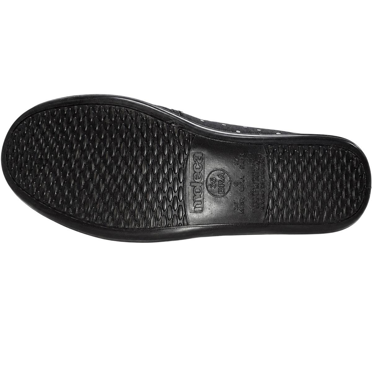 Sapatilha Alpargata Feminina Moleca Poa 520.59 Preto Preto 4