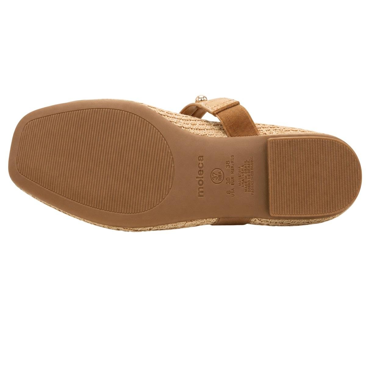 Sapatilha Boneca Feminina Moleca 5829.116 Bege Bege 4