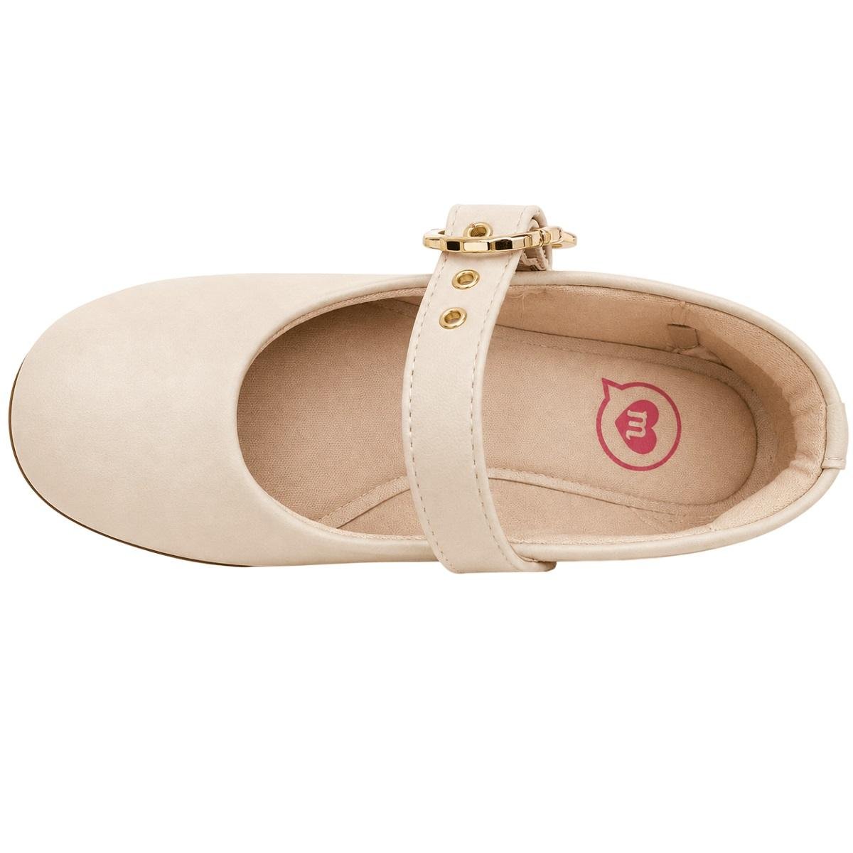 Sapatilha Infantil Menina Molekinha 2548.232 Offwhite Branco 3