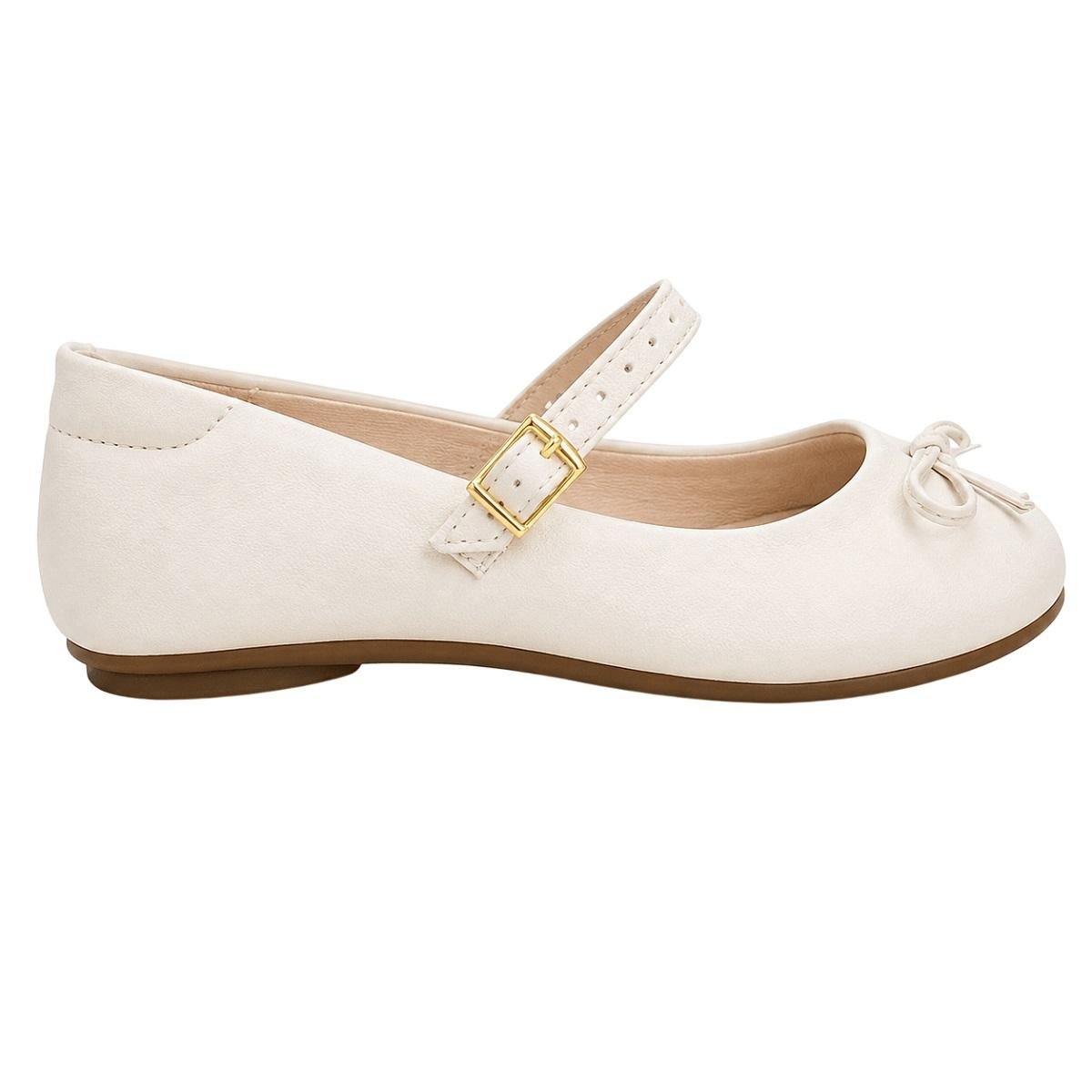 Sapatilha Infantil Menina Molekinha 2083.1131 Branca