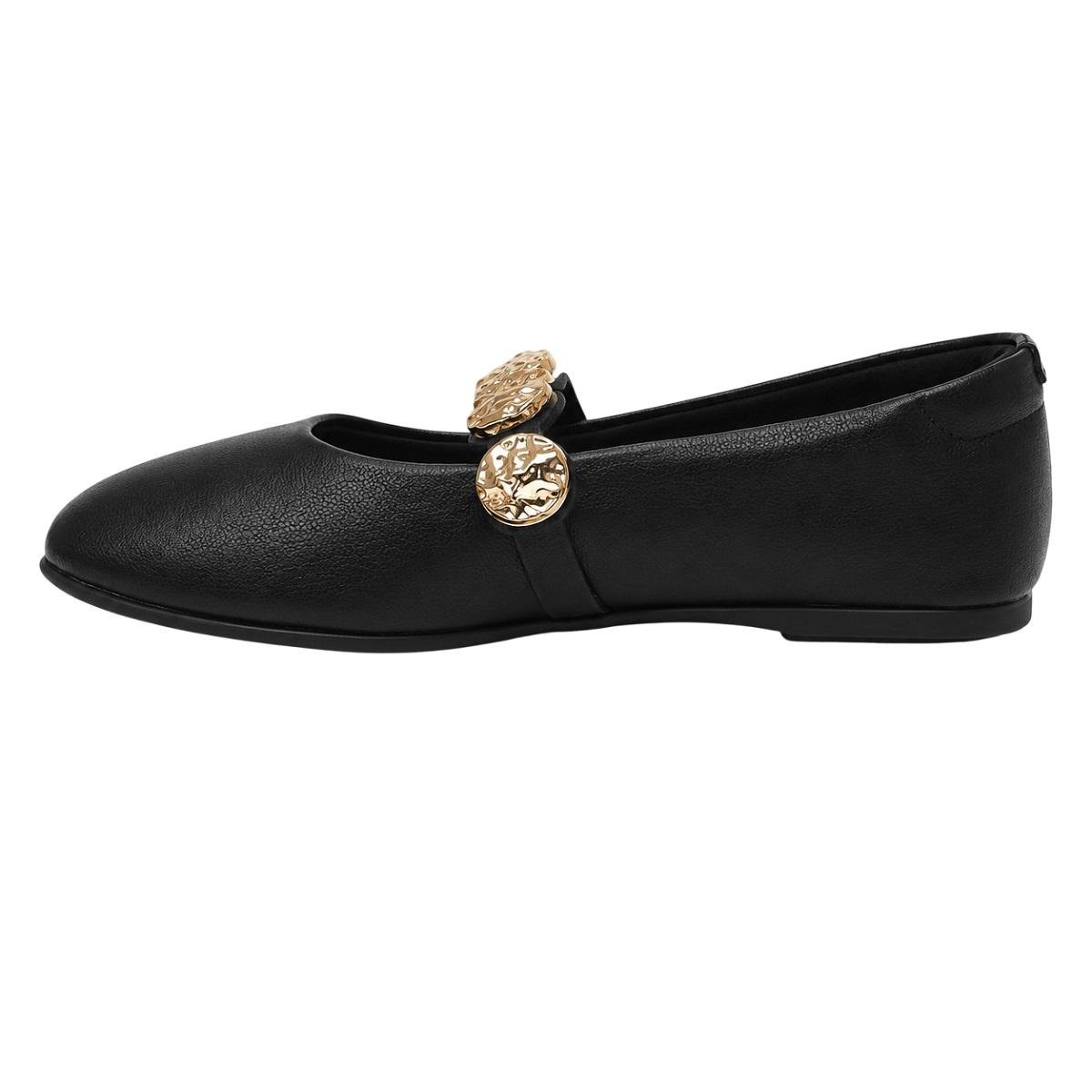 Sapatilha Infantil Menina Molekinha 2548.231 Preta Preto 2