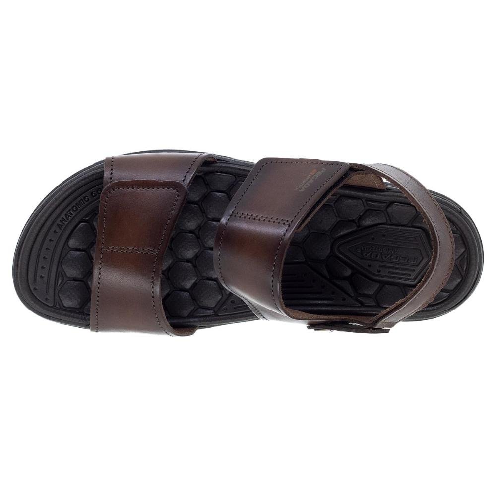 Sandália Masculina Pegada 133303 Couro Marrom Marrom 3