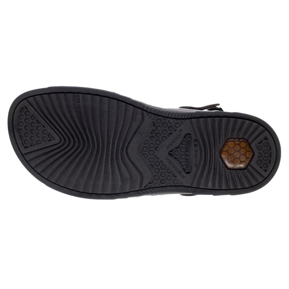 Sandália Masculina Pegada 133303 Couro Marrom Marrom 4