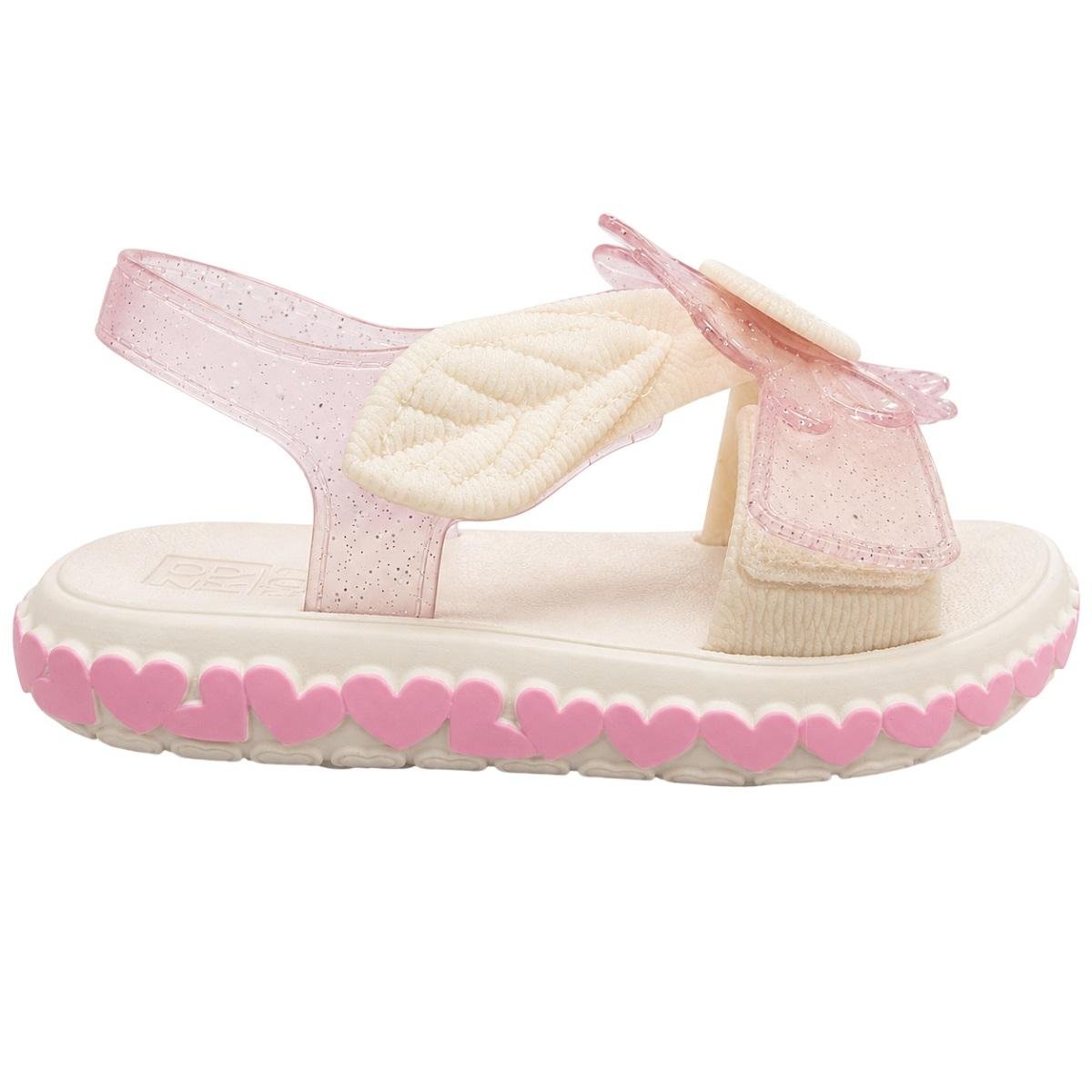 Sandália Rasteira Infantil Menina Zaxy Spring Sand Rosa