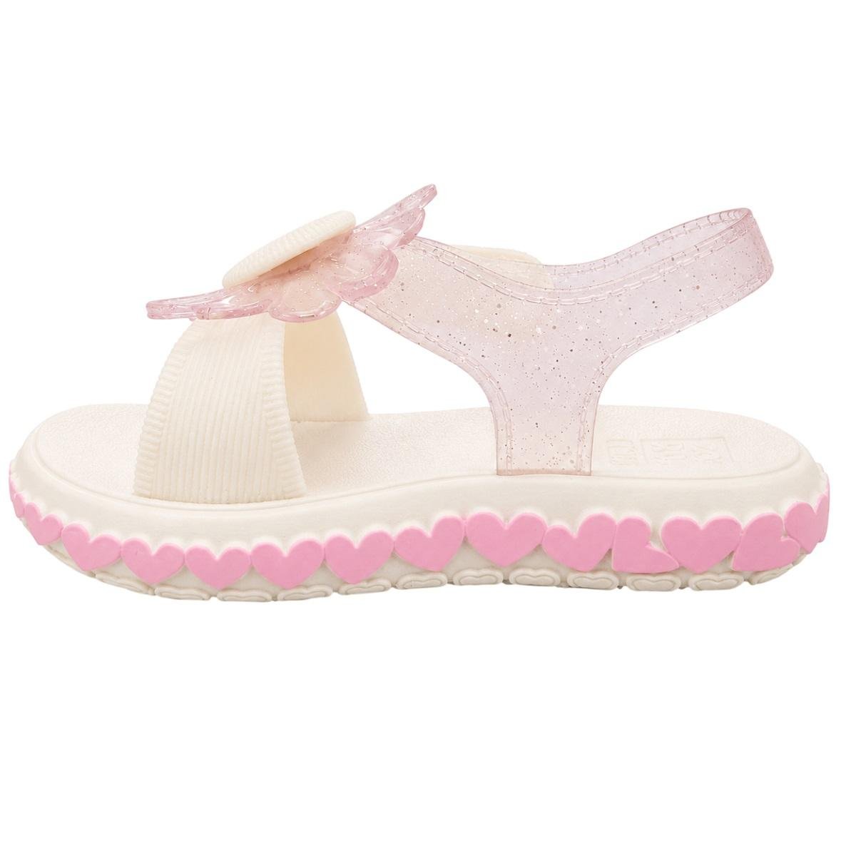 Sandália Rasteira Infantil Menina Zaxy Spring Sand Rosa Rosa 2
