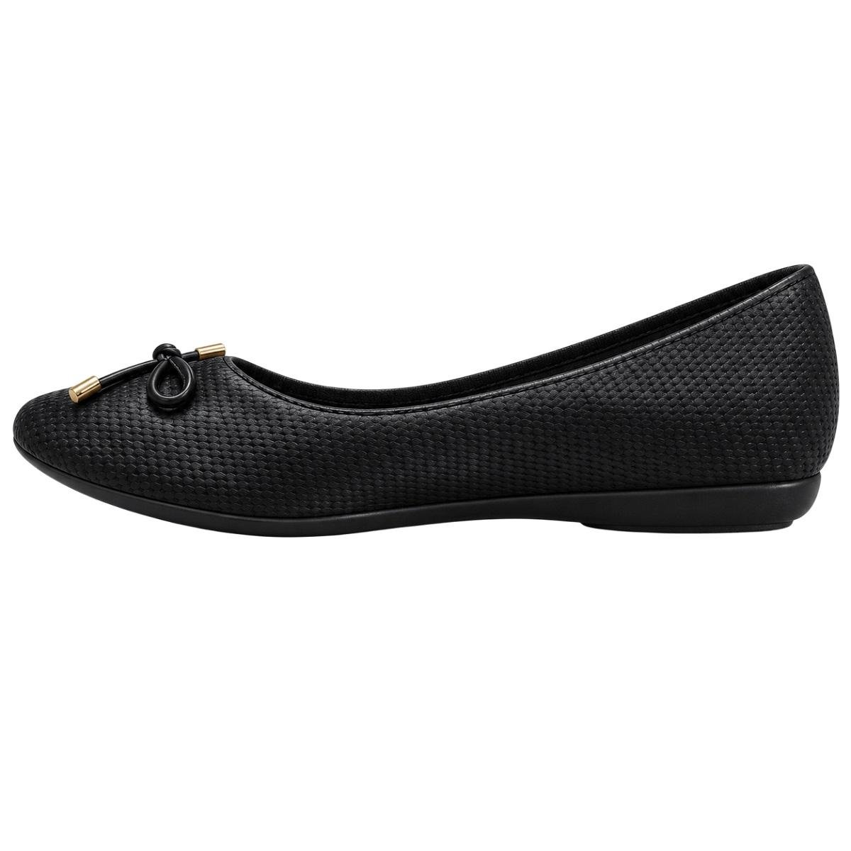 Sapatilha Feminina Bico Fino Bottero 378501 Preta Preto 2