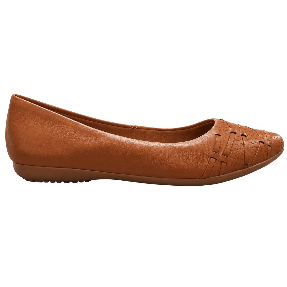 Sapatilha Feminina Bico Fino Bottero 378502 Caramelo