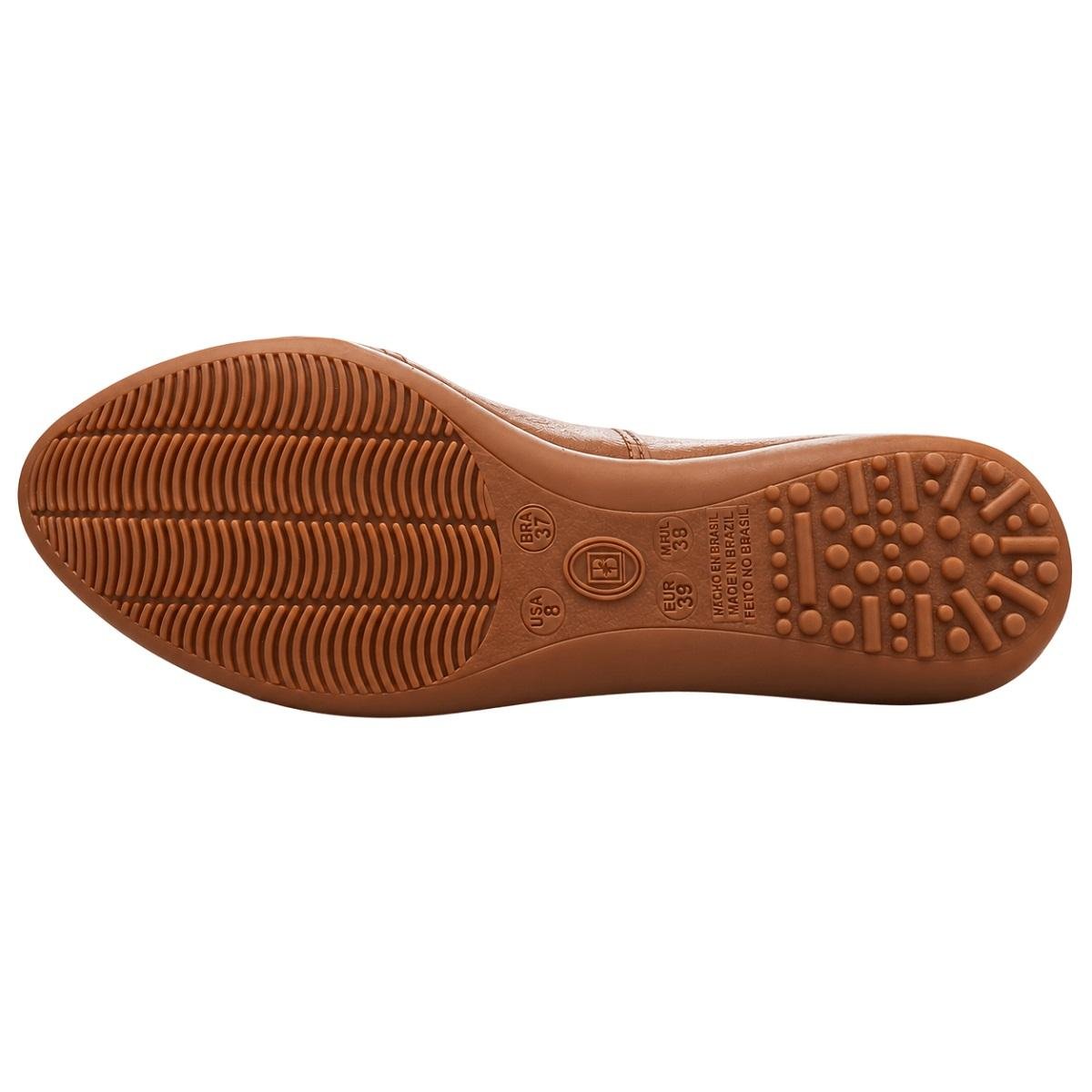 Sapatilha Feminina Bico Fino Bottero 378502 Caramelo Marrom 4