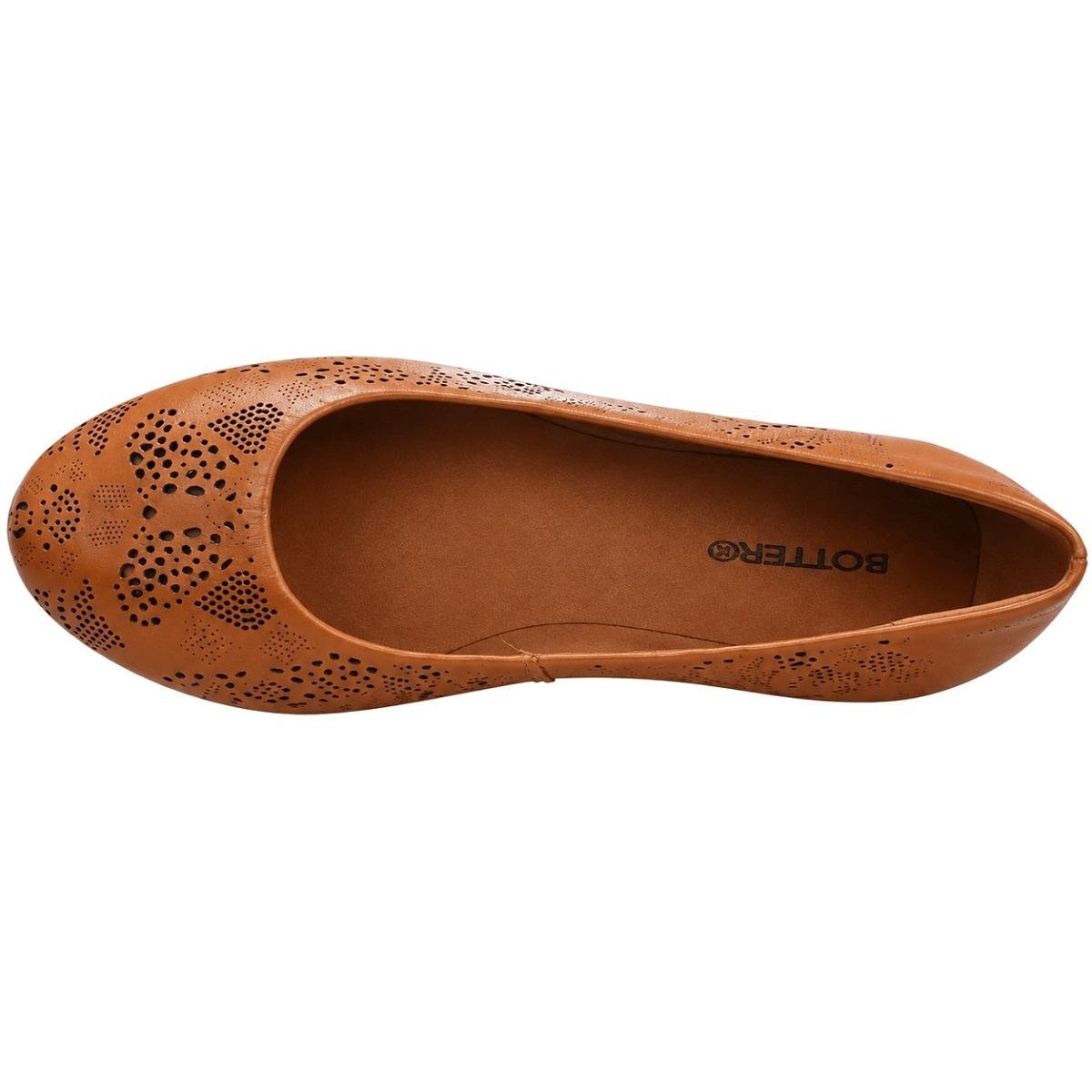 Sapatilha Feminina Botpoppy Verão Bottero 353626 Caramelo Marrom 3